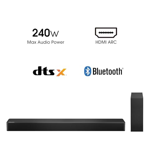 2.1 Channel 240W Sound Bar with Wireless Subwoofer HS2100