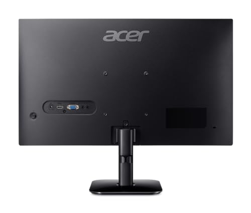 acer KB242Y - 23.8 Inch IPS Zero-Frame Full HD (1920 x 1080) Monitor | Tilt | Up to 120Hz Refresh | 1ms (VRB) | sRGB 99% | HDMI & VGA Ports | Adaptive-Sync Support (FreeSync Compatible)