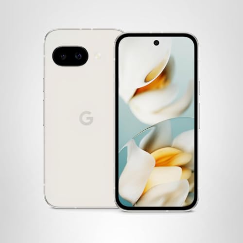 Google Pixel 9a with Gemini - Unlocked Android Smartphone with Incredible Camera and AI Photo Editing, All-Day Battery, and Powerful Security - Porcelain - 128 GB