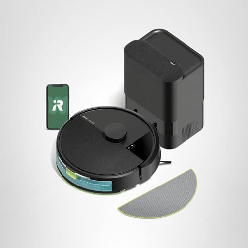 Robot Aspirapolvere & Lavapavimenti con Base di Svuotamento Automatico,
