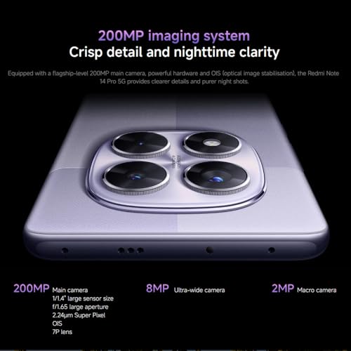 Redmi Note 14 Pro 5G Smartphone Desbloqueado 6.67" AMOLED