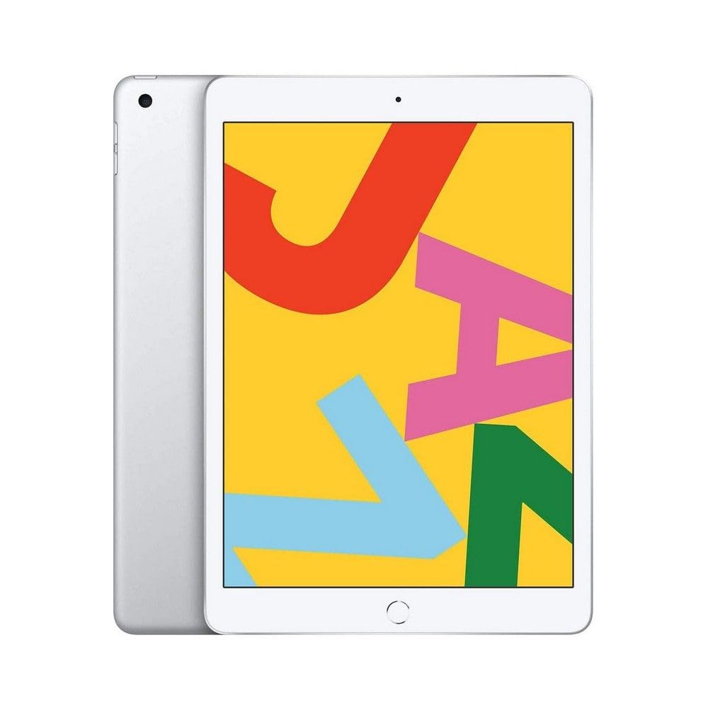 Apple iPad 10.2'' (Late 2019) 128GB, WiFi Only - Silver (Renewed)
