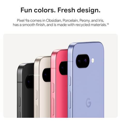 Google Pixel 9a 5G 128 ГБ Gemini AI, разблокированный, цвет «Пион»