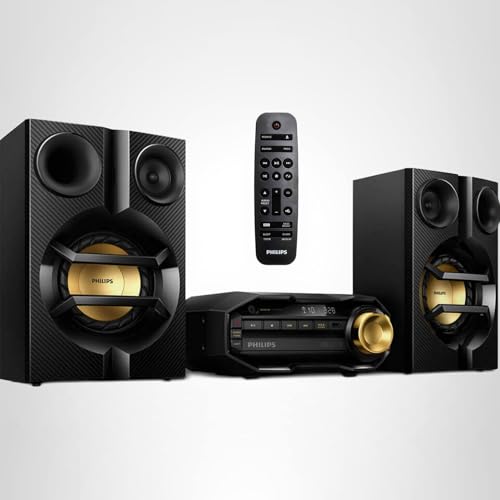 Sistema de Estéreo Bluetooth con Reproductor de CD y