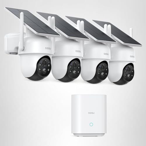 Wireless Outdoor Security Camera 4-Cam Kit with Local Storage