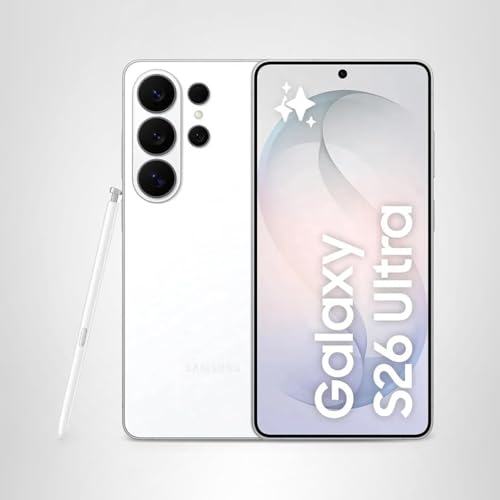 Samsung Galaxy S26 Ultra, Unlocked Android Smartphone, 256GB, Privacy Display, Galaxy AI, AI Camera, Super Fast Charging 3.0, Durable Battery, 2026, US 1 Year Warranty, White