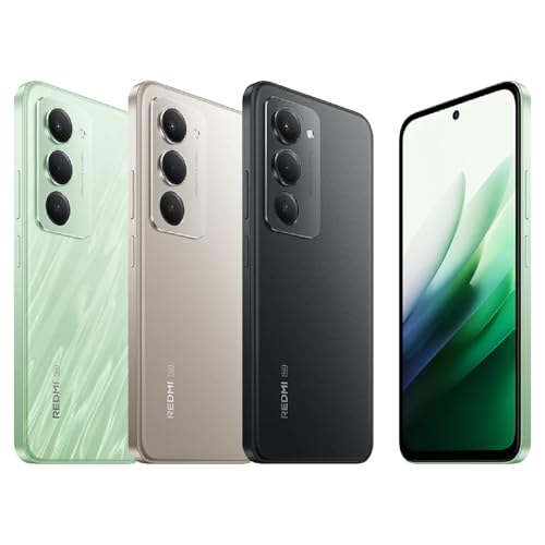 XIAOMI Redmi 15 5G NFC (Compatible with Tmobile Tello Mint & Global) (256GB + 8GB) Unlocked Dual SIM 6.9" 50MP Model 25057RN09E (Titan Gray)