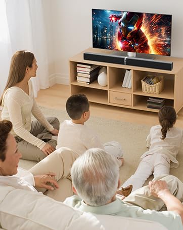 Barra de Sonido Bluetooth Desmontable de 80W para Smart