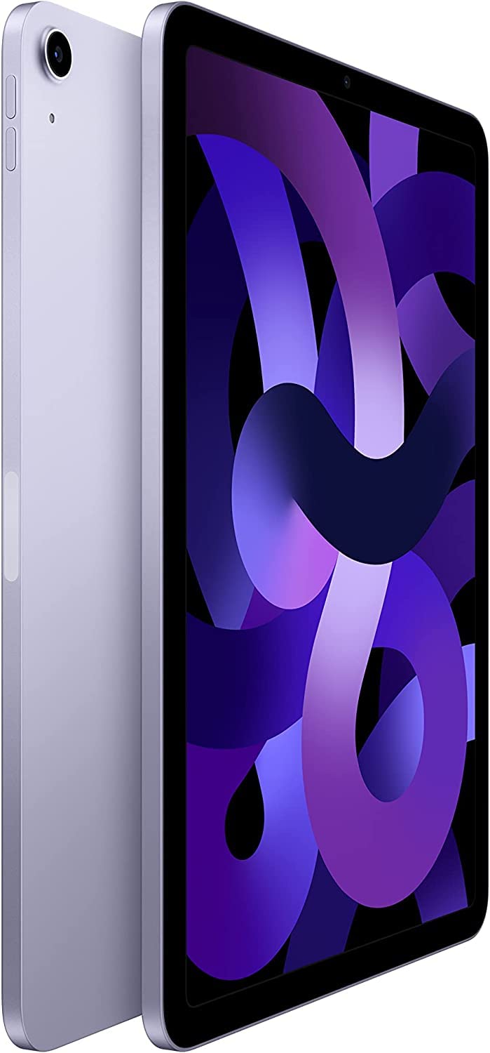 Apple Early 2022 iPad Air, 10.9-inch, Wi Fi, 64GB, Purple (Renewed)