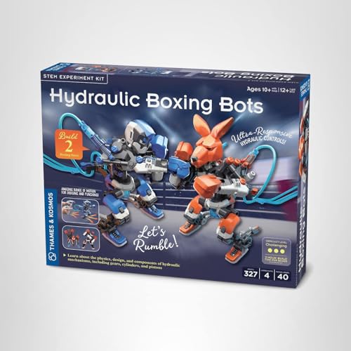 Hydraulic Boxing Bots Building Kit STEM Science Toy
