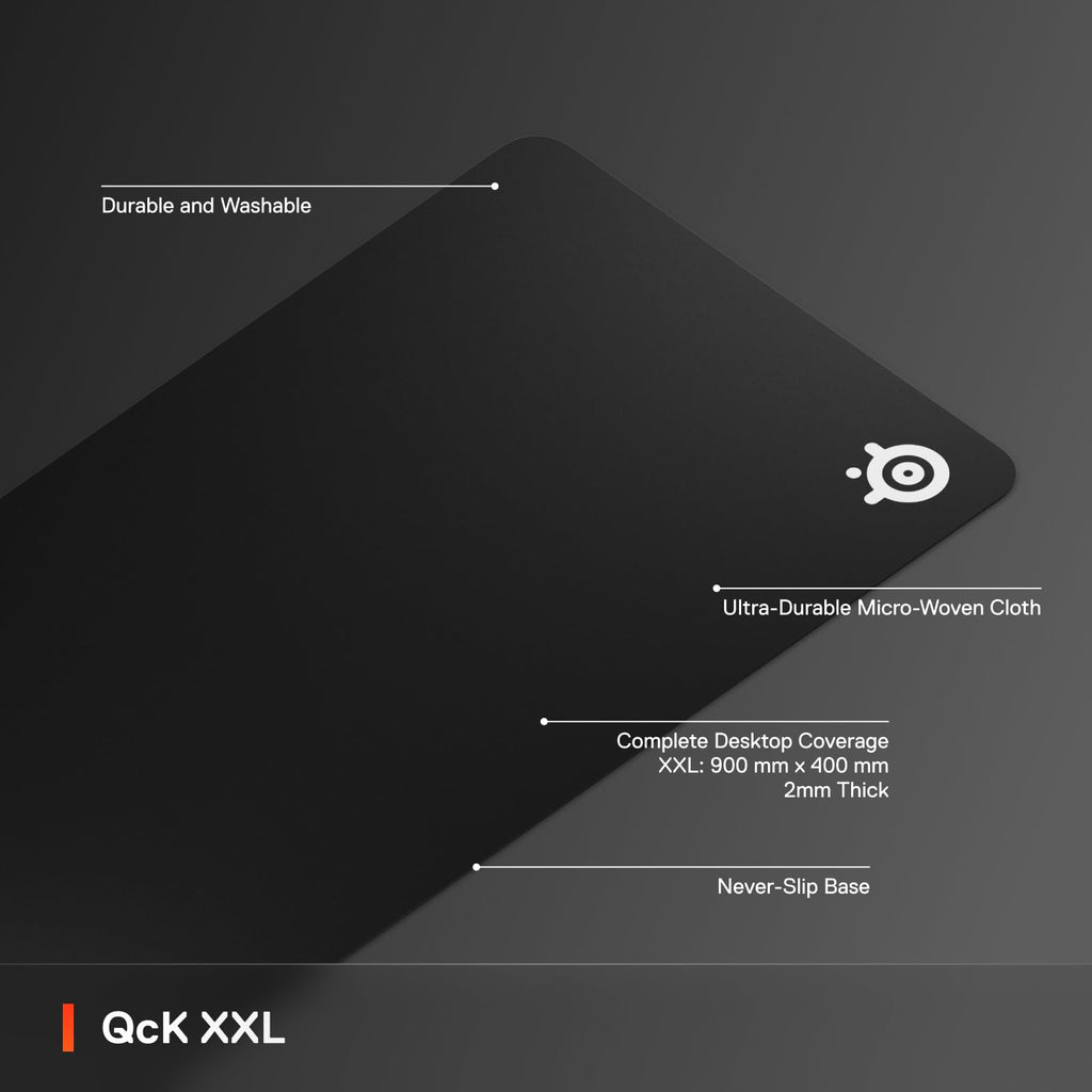 QcK XXL Cloth Gaming Mouse Pad 63429
