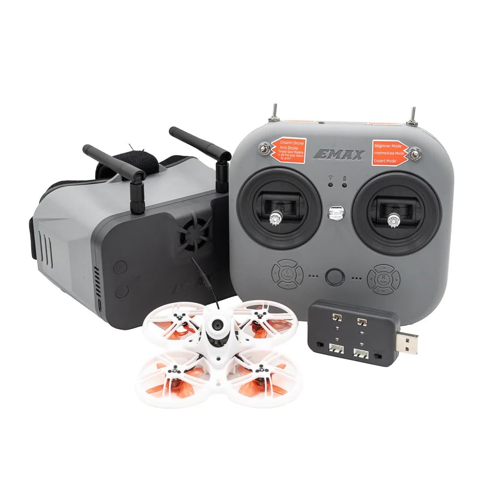 Tinyhawk 3 PLUS+ RTF Kit Ready To Fly ELRS Analog FPV Drone Mini Racing Quadcopter Durable Frame with Controller and Goggles for Beginners