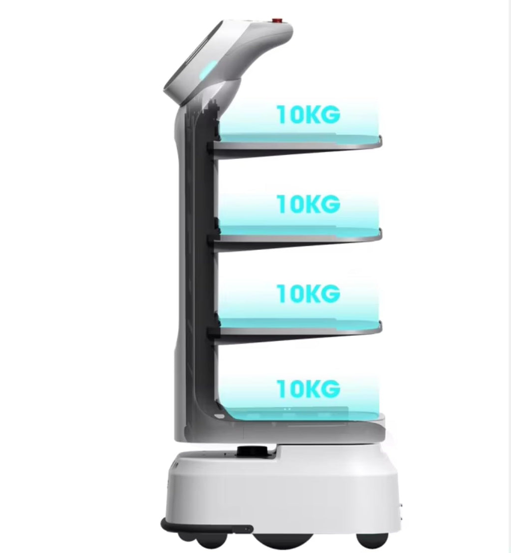 Коммерческий робот для доставки еды с многоярусной навигацией