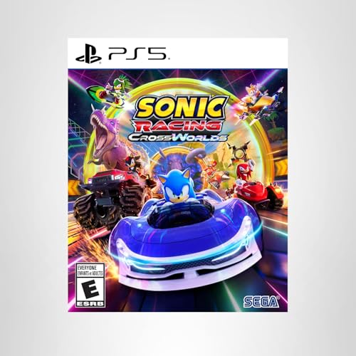 Sonic Racing CrossWorlds Kart Game Amazon Exclusive PS5