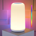 Schlanke RGB Touch Nachttischlampe mit dimmbarem Licht