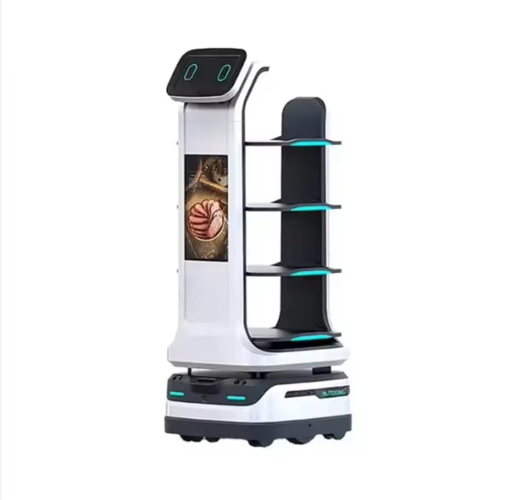 Kommerzieller Restaurant-Roboter mit intelligenter Navigation und Dual-Touchscreens