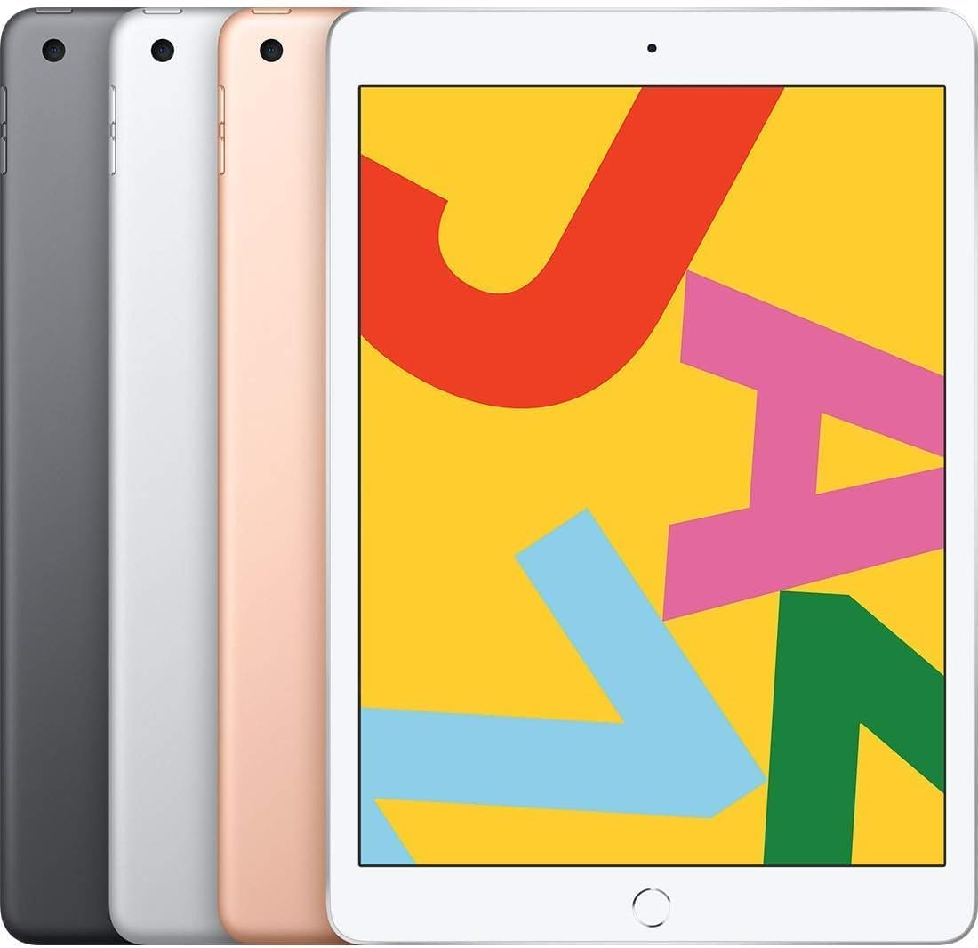 Apple 2019 iPad 7th Gen (10.2-inch, Wi-Fi, 32GB) Silver (Renewed)