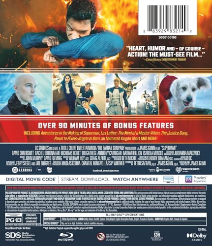 Superman Blu-ray + Digital by James Gunn