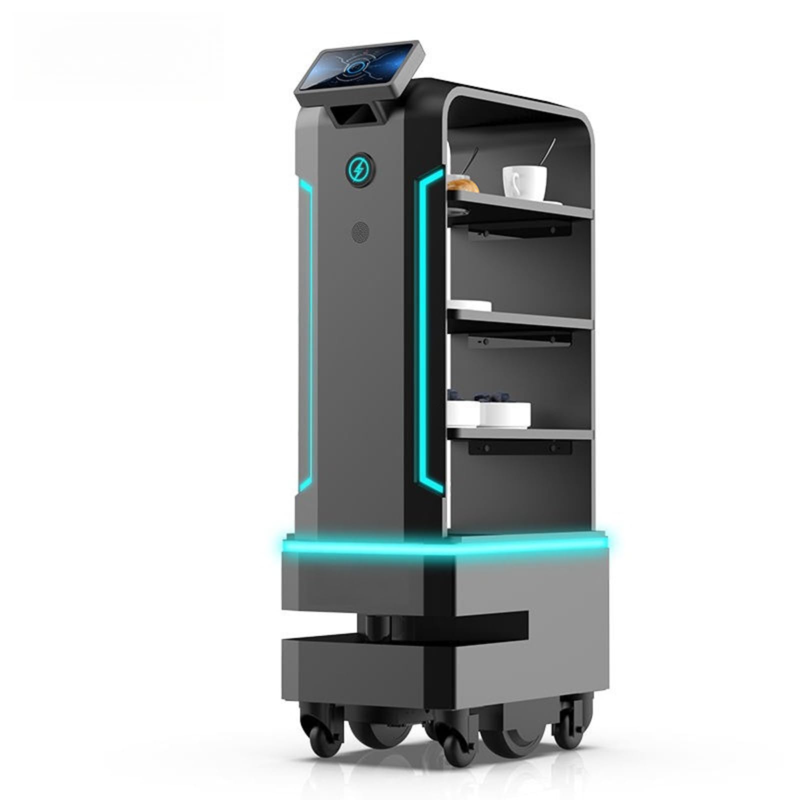 Hotel Delivery Robot Multi-Tray Capacity
