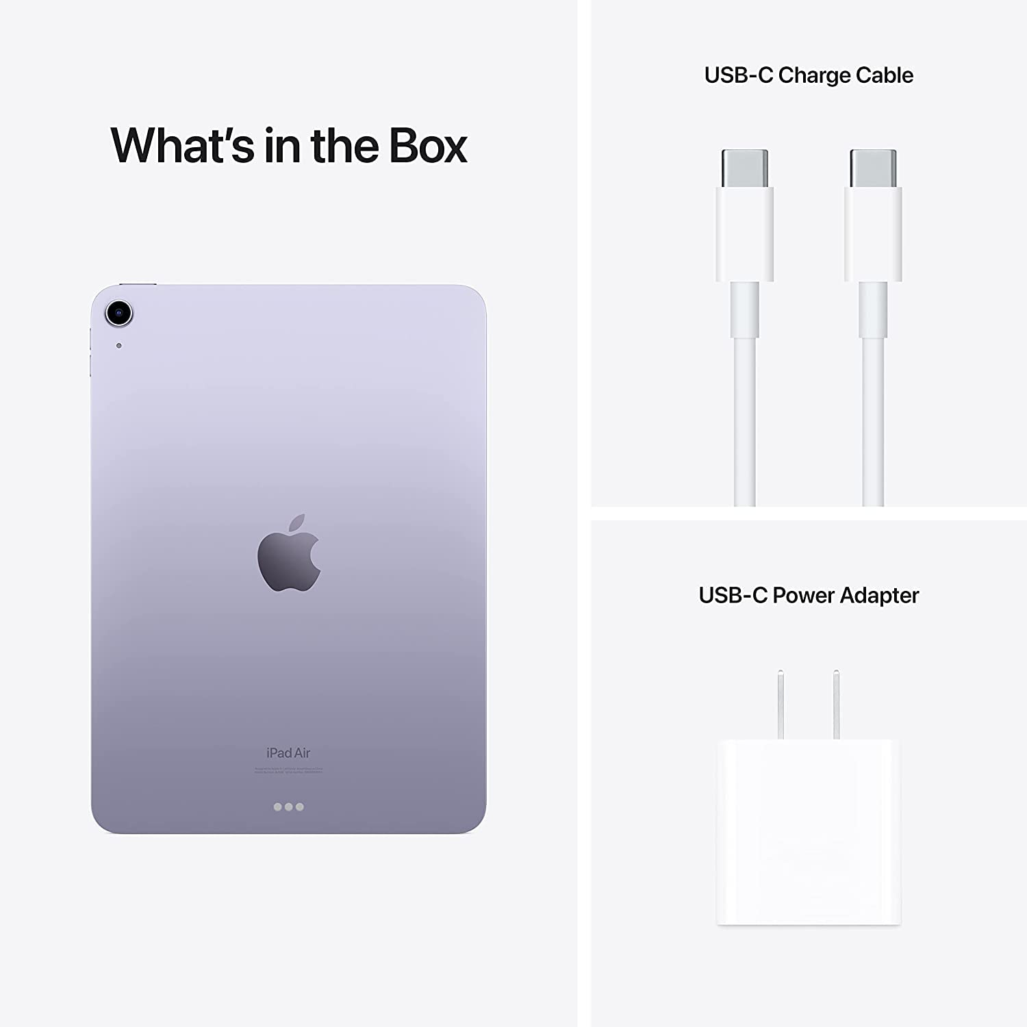 Apple Early 2022 iPad Air, 10.9-inch, Wi Fi, 64GB, Purple (Renewed)