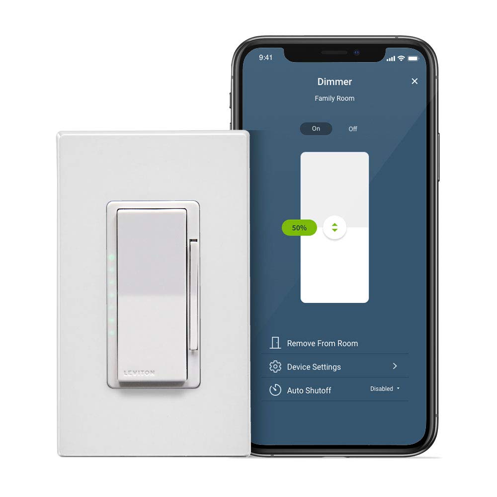 Smart Wi-Fi Dimmer Switch No Hub Required D26HD-1BW
