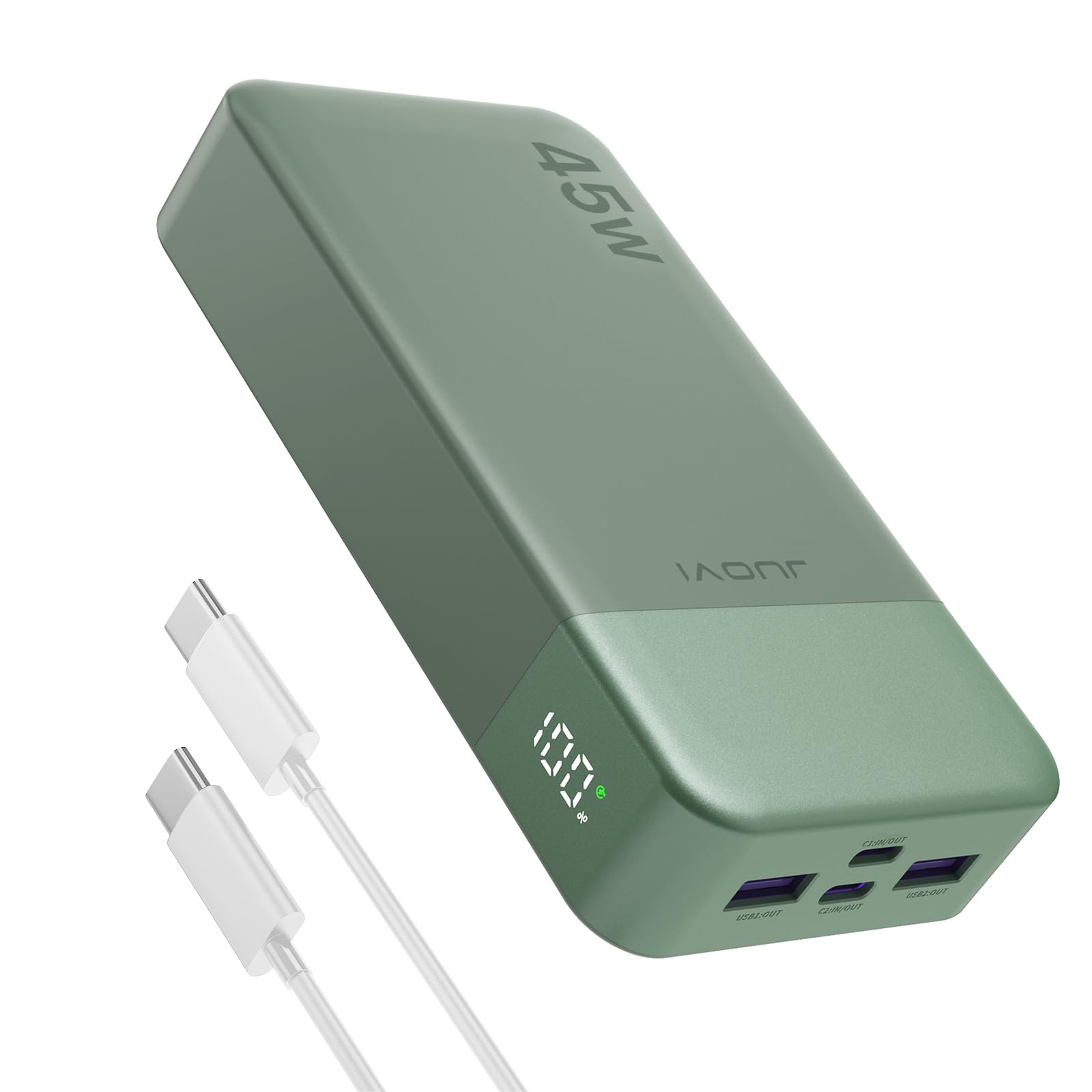 Power Bank 45W con Display Digitale per Ricarica Rapida