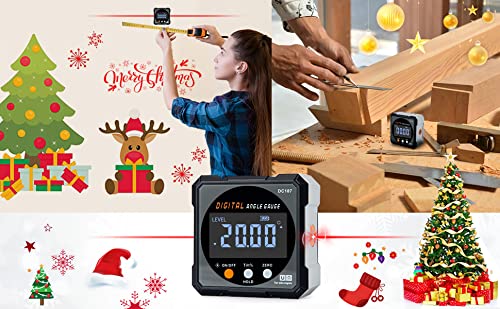 Digital Laser Level Angle Finder with 4-Side Strong Magnet