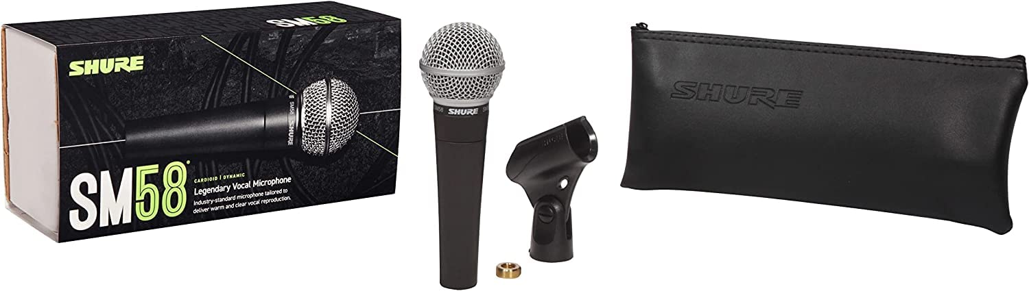 Shure SM58-LC Micrófono Vocal Dinámico Cardioide XLR