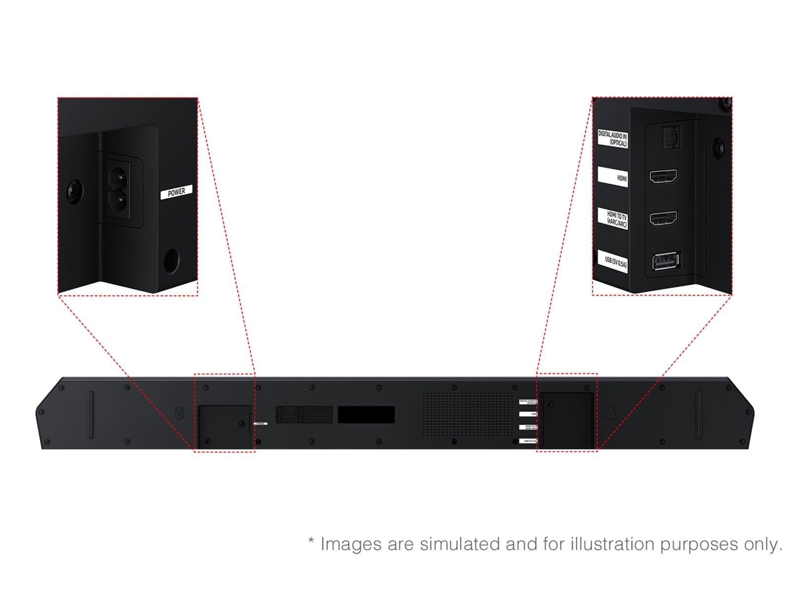 Dolby Atmos Soundbar mit drahtlosem Subwoofer Samsung Q600F