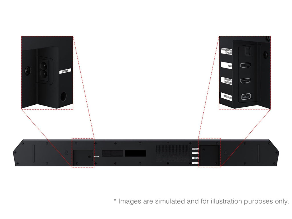 Dolby Atmos Soundbar mit drahtlosem Subwoofer Samsung Q600F