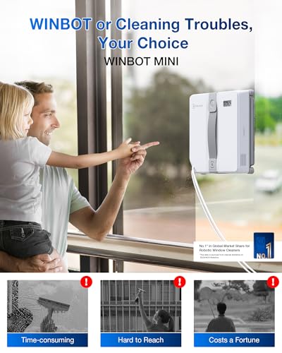 Compact Robotic Window Cleaner for Small Panes and Hard-to-Reach Windows
