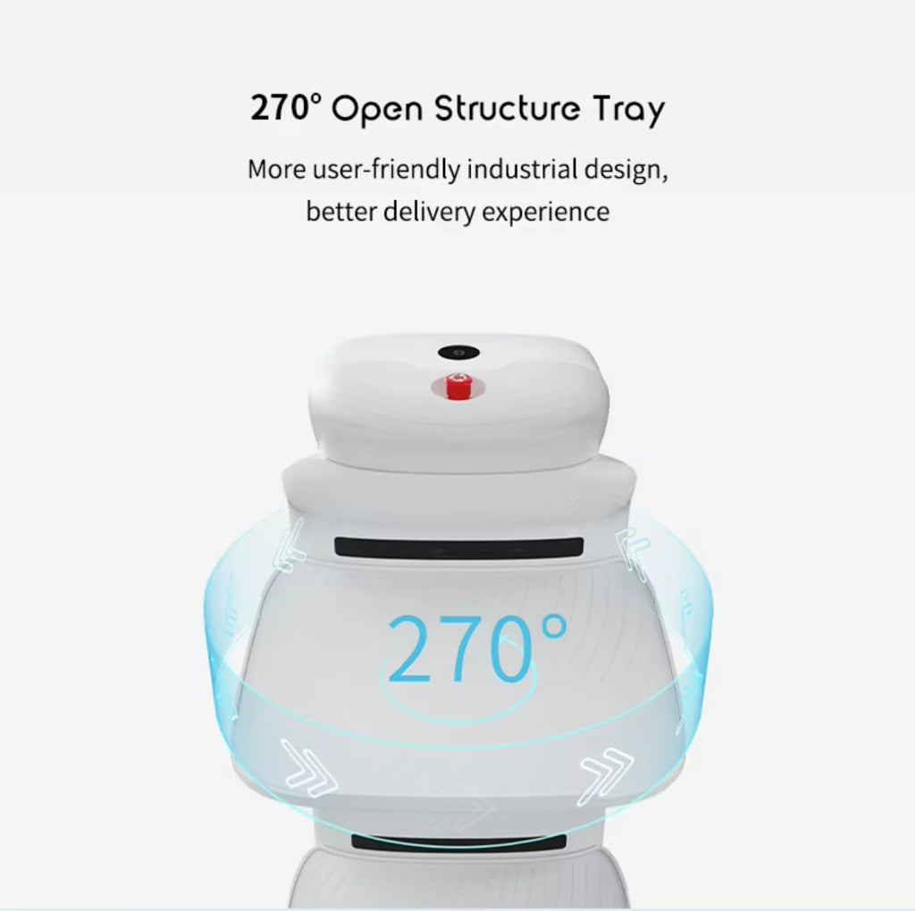 Commercial Food Delivery Robot for Restaurants and Hotels