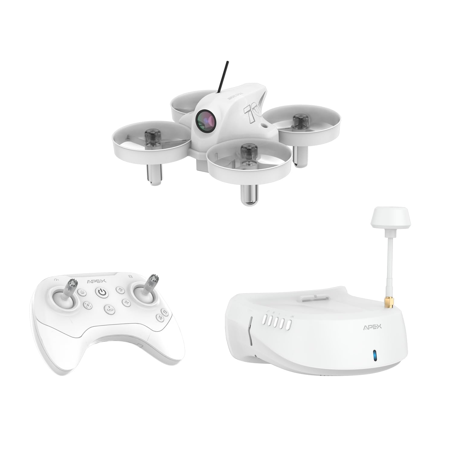 Набор для начинающих FPV дрон с очками и контроллером