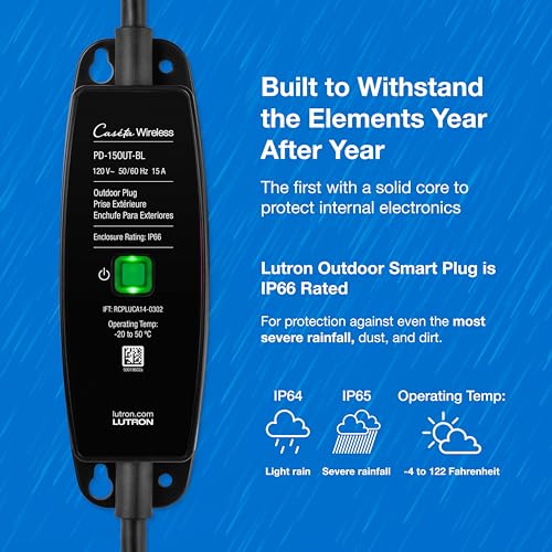 Enchufe Inteligente para Exteriores Caseta PD-3PCL-WH