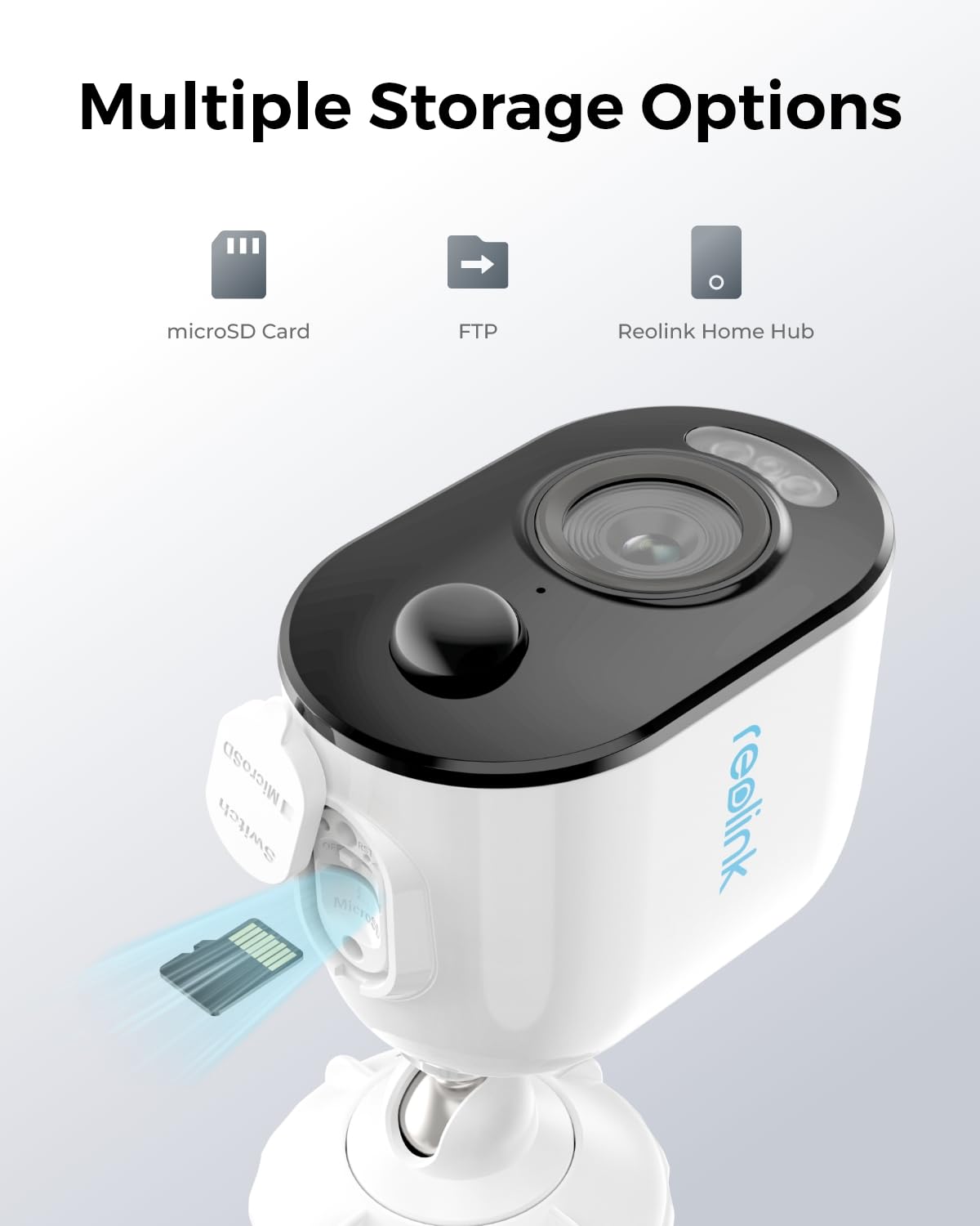 REOLINK 2K 3MP Solar Wireless Security Camera Outdoor, Spotlight Night Vision, 2.4GHz WiFi, Solar/Battery Powered Home Surveillance, Smart AI Detection, No Subscription, Local Storage, Argus 3E Kit