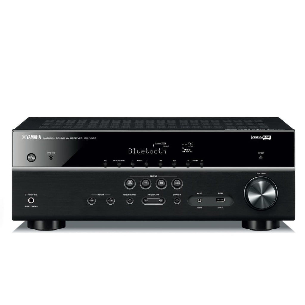 Receptor AV 5.1 Canales 4K con Bluetooth YPAO RX-V385