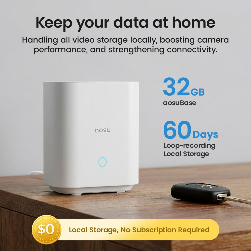 Telecamera di Sicurezza Esterna Wireless Solare 2K con Visione