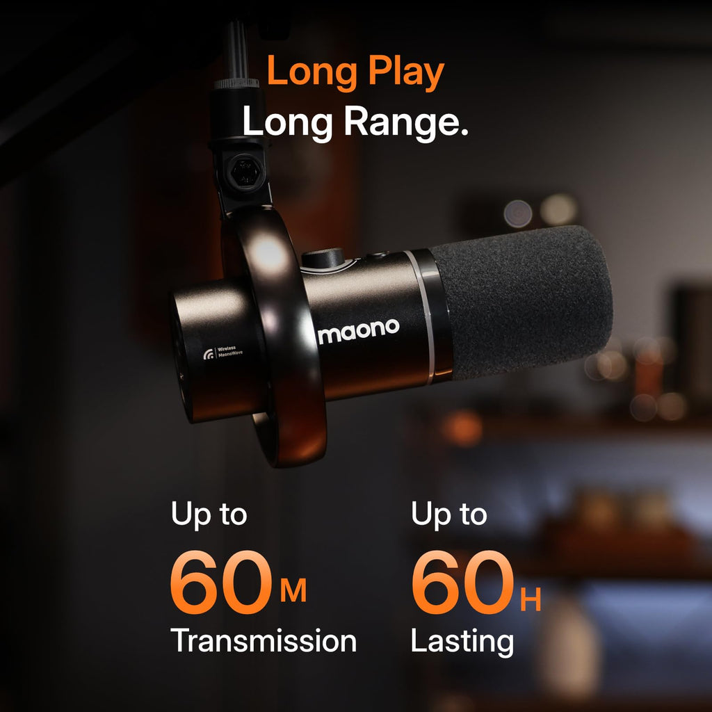 Kit de Micrófono Híbrido Inalámbrico para Podcast PD200W