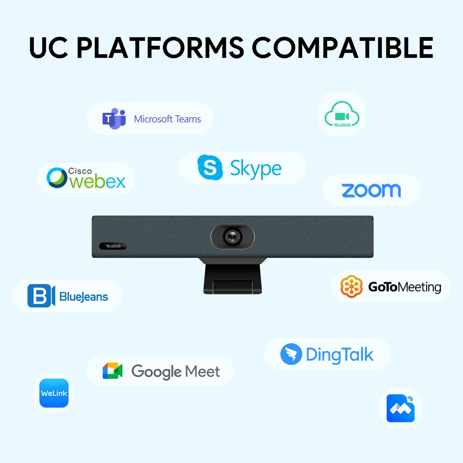 Система видеоконференций 4K UVC34 с 10 микрофонами и 8