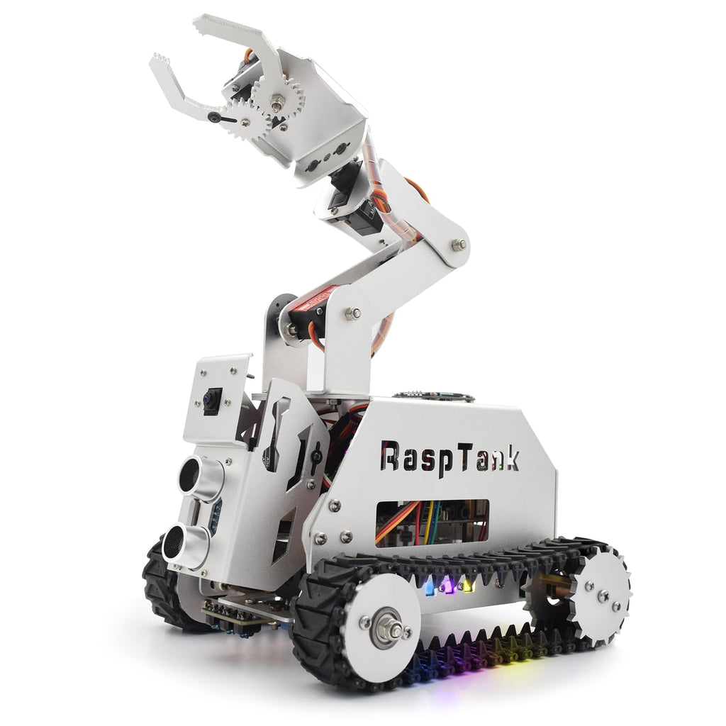 Metall Smart Car Kit mit Roboterarm für Raspberry