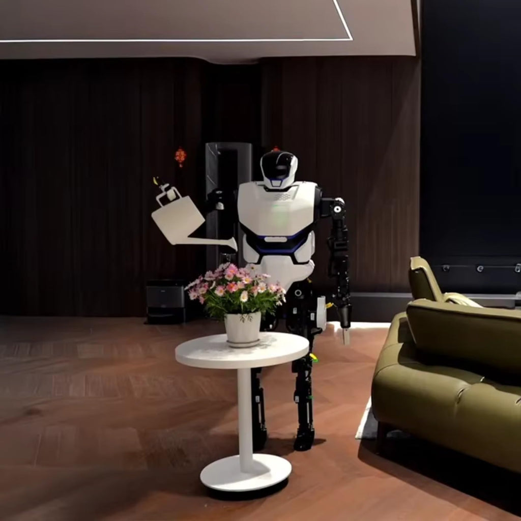 Advanced Humanoid Robot, AI Service Robot with Voice Interaction, Human-Like Motion Control, Smart Vision System for Reception, Education, Healthcare, Retail, Exhibition