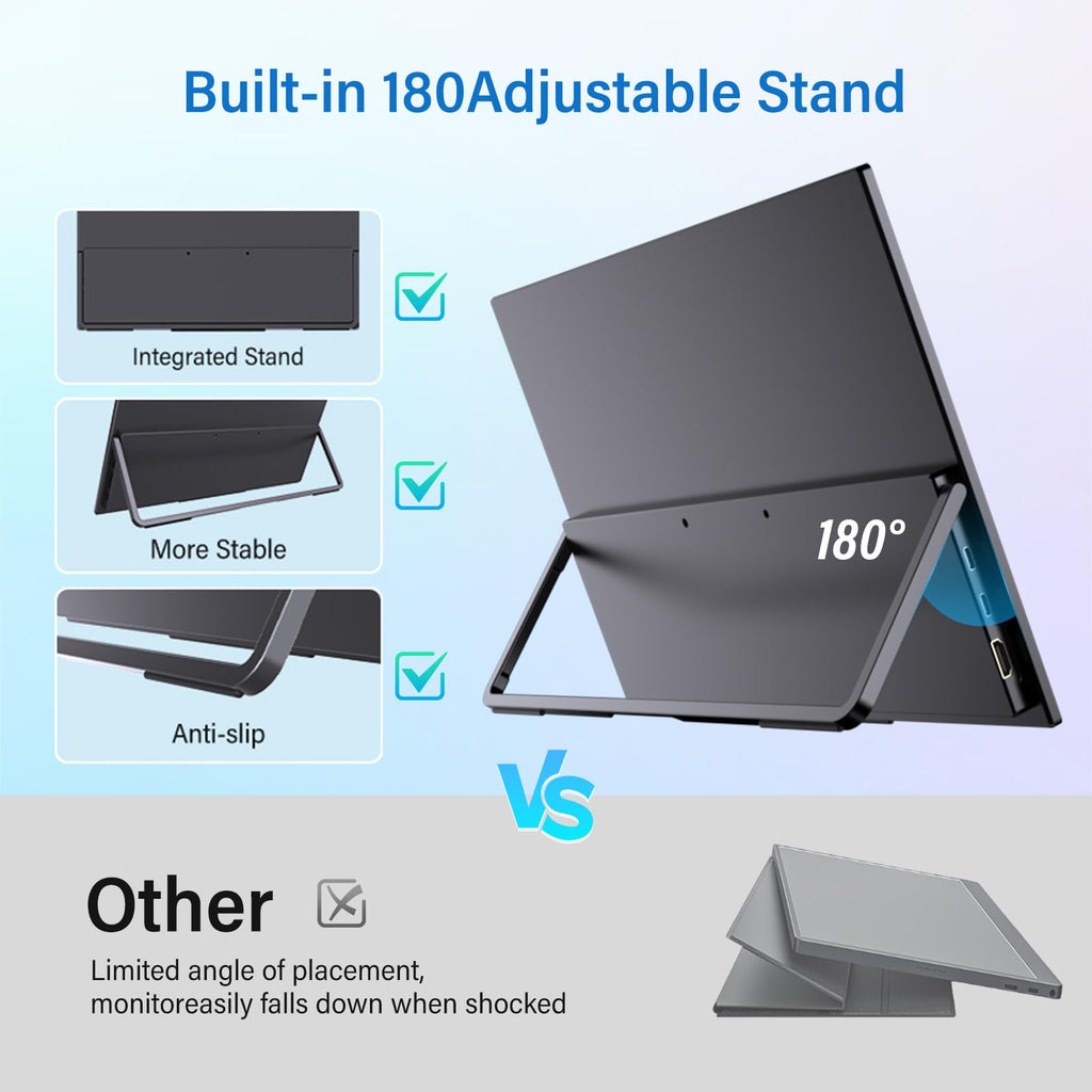 16" Portable Monitor 144Hz Gaming Monitor INVPM401