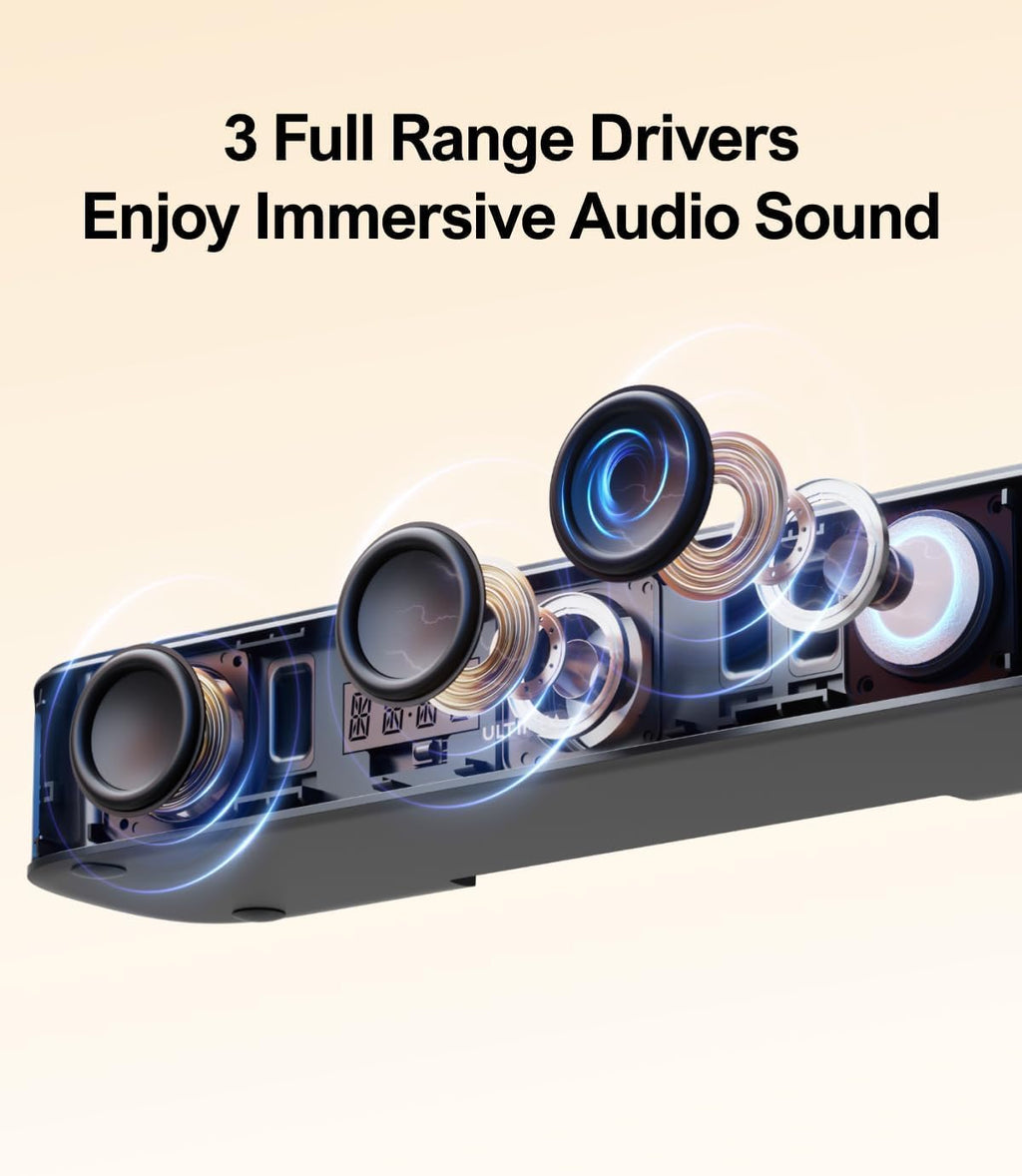Sistema de Barra de Sonido 7.1ch con Subwoofer, Potencia