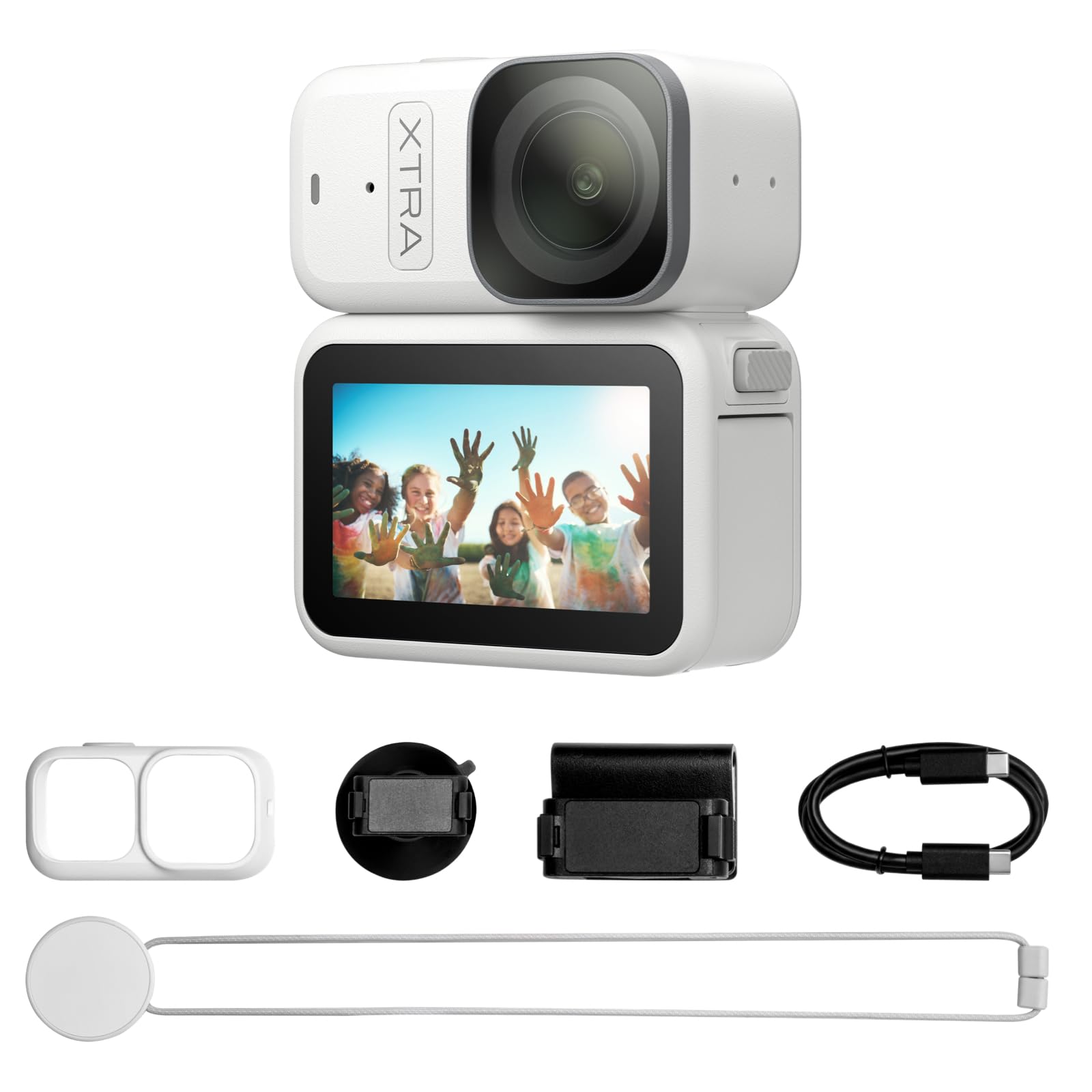 Wearable 4K Action Camera - 128GB Ultra-Light POV Camera with Vision Dock