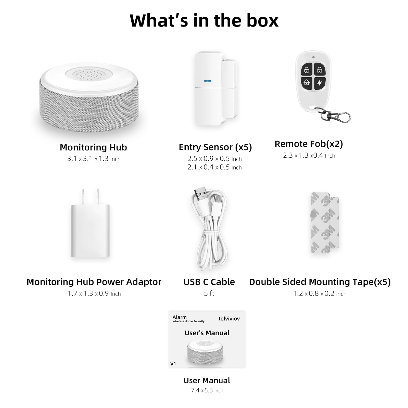 Sistema di Allarme per Porte Domestico Intelligente WiFi Wireless