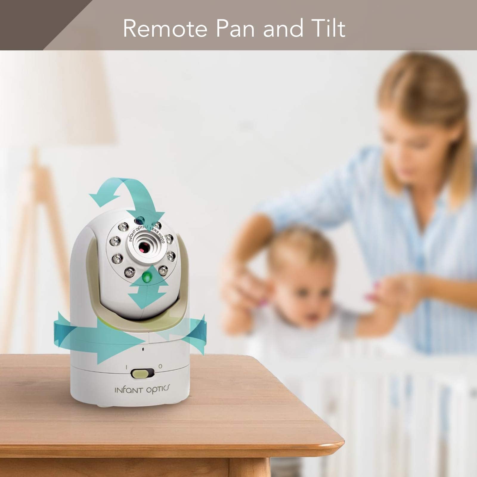 Non-WiFi Baby Monitor with 480p Video Pan Tilt Zoom