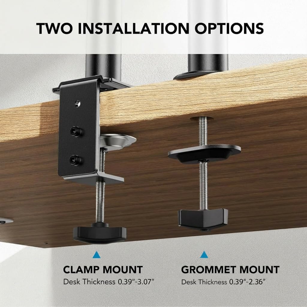 Single Arm Desk Monitor Stand HNCM2 Adjustable