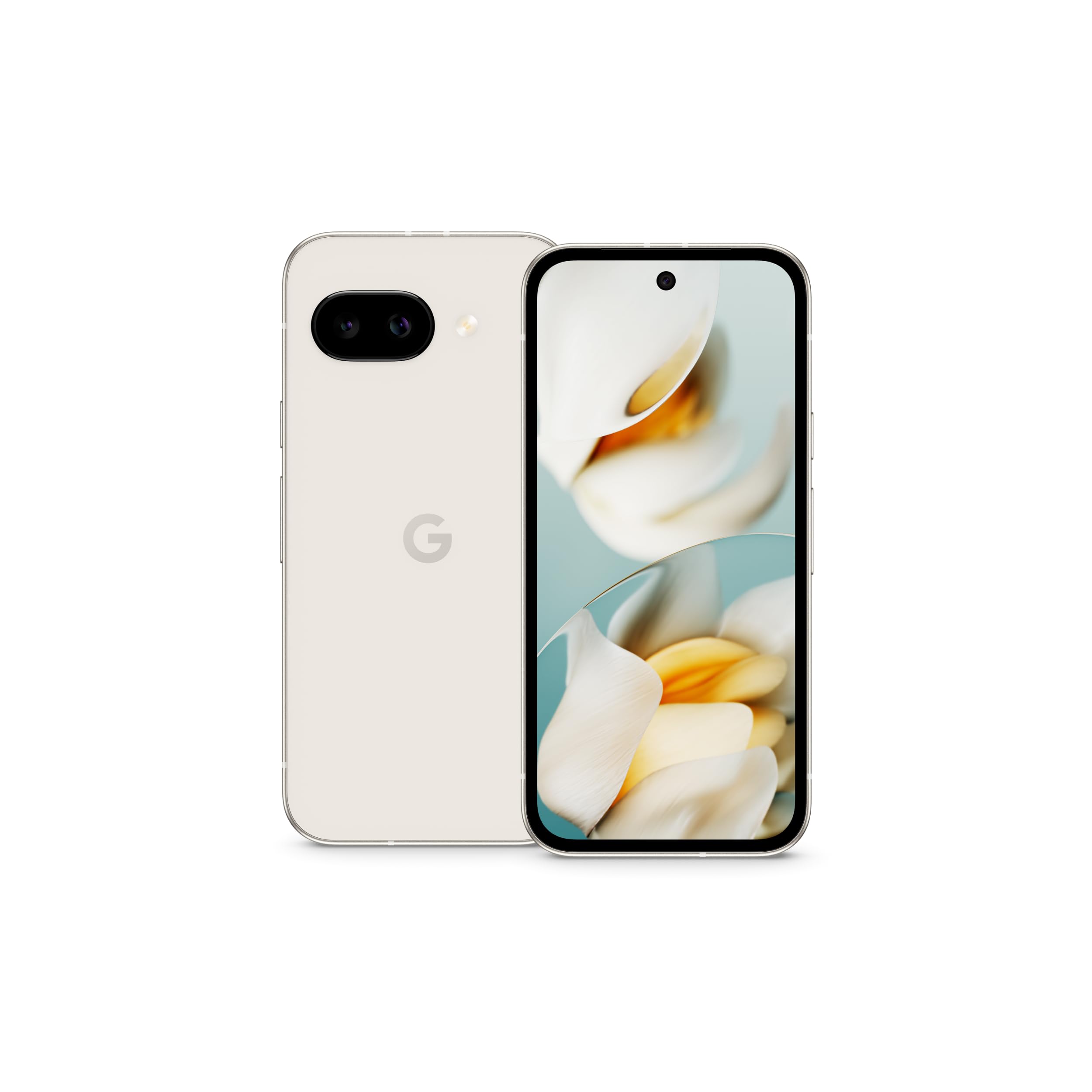 Google Pixel 9a with Gemini - Unlocked Android Smartphone with Incredible Camera and AI Photo Editing, All-Day Battery, and Powerful Security - Porcelain - 128 GB