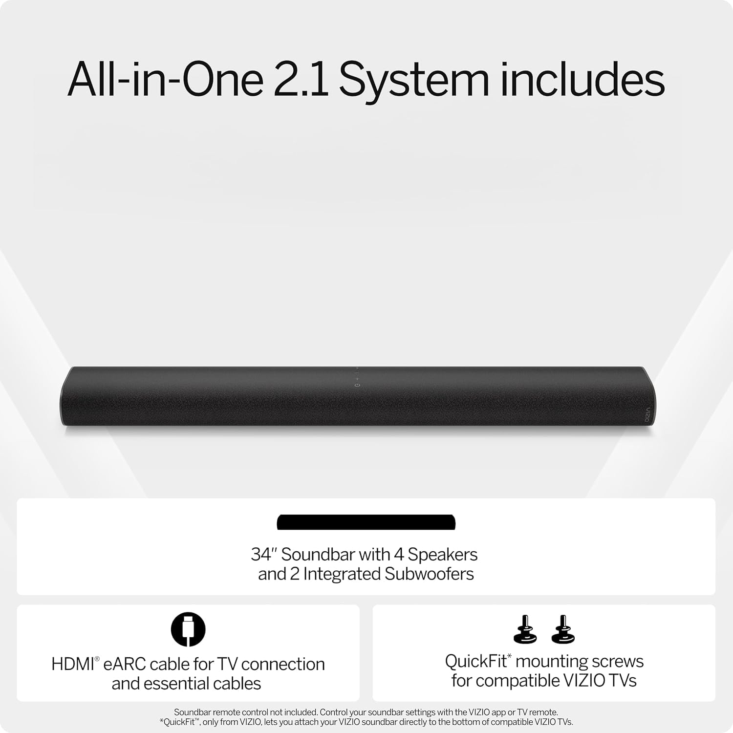 Barra de sonido para cine en casa 5.1.4 con