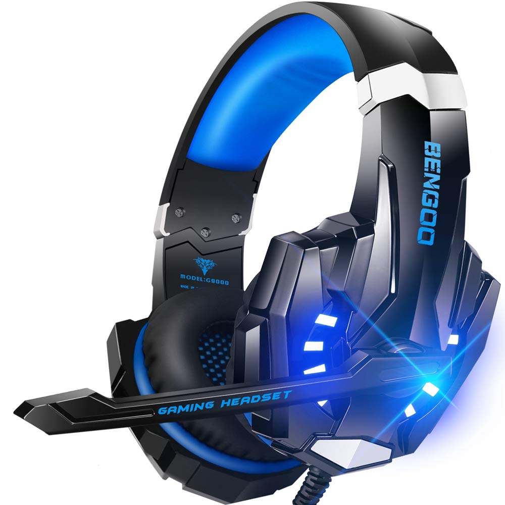 BENGOO G9000 Stereo Gaming Headset 7.1 Surround LED